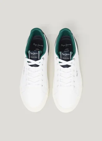 Sneakers classiche con dettagli in pelle scamosciata