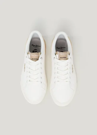 Sneakers classiche con dettagli in pelle scamosciata