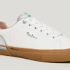 Sneakers classiche con dettagli in pelle scamosciata Sneakers classiche con dettagli in pelle scamosciata