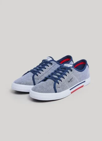 Sneakers classiche in chambray – Brady
