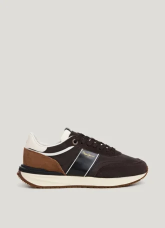 Sneakers con dettagli in pelle scamosciata – Buster