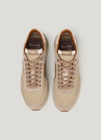 Sneakers con dettagli in pelle scamosciata – Buster