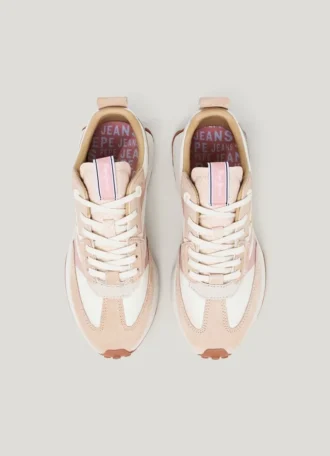 Sneakers con dettagli in pelle scamosciata – Lucky