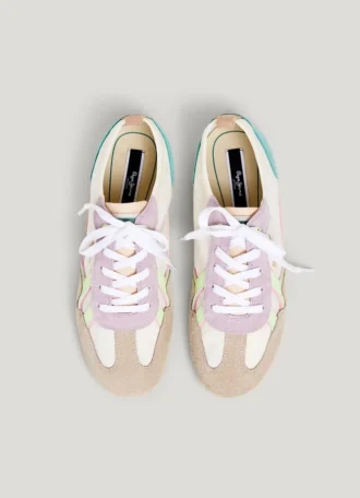 Sneakers con dettagli in pelle scamosciata – Noa