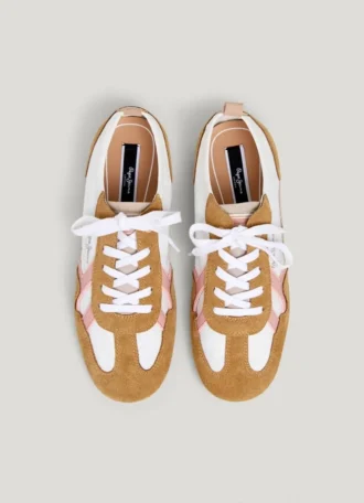 Sneakers con dettagli in pelle scamosciata – Noa