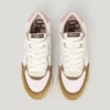 Sneakers con plateau combinato