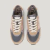 Sneakers con plateau combinato