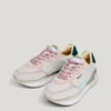 Sneakers con plateau combinato Sneakers con plateau combinato