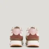 Sneakers con plateau combinato