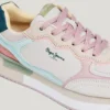 Sneakers con plateau combinato Sneakers con plateau combinato