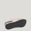 Sneakers con plateau combinato