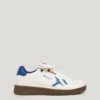 Sneakers con suola a cono effetto pelle Sneakers con suola a cono effetto pelle