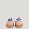 Sneakers con suola a cono effetto pelle scamosciata Sneakers con suola a cono effetto pelle scamosciata
