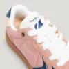 Sneakers con suola a cono effetto pelle scamosciata Sneakers con suola a cono effetto pelle scamosciata