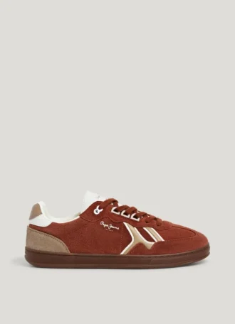 Sneakers con suola a cono in pelle scamosciata – Ball