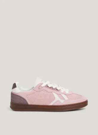 Sneakers con suola a cono in pelle scamosciata – Ball