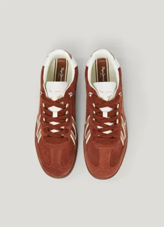 Sneakers con suola a cono in pelle scamosciata – Ball