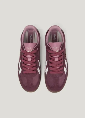 Sneakers con suola a cono in pelle scamosciata – Ball