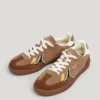 Sneakers con suola a cono in pelle scamosciata – Ball