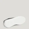 Sneakers in pelle con borchie