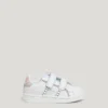 Sneakers in pelle con chiusura in velcro Sneakers in pelle con chiusura in velcro