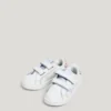 Sneakers in pelle con chiusura in velcro Sneakers in pelle con chiusura in velcro