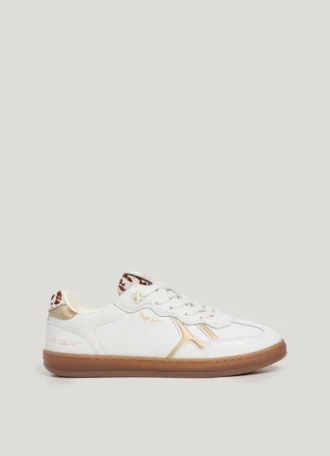 Sneakers in pelle con dettagli animalier – Ball