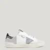 Sneakers in pelle con dettagli glitterati Sneakers in pelle con dettagli glitterati