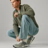Sneakers in pelle con dettagli in pelle scamosciata Sneakers in pelle con dettagli in pelle scamosciata