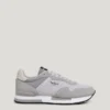 Sneakers in pelle con dettagli in pelle scamosciata Sneakers in pelle con dettagli in pelle scamosciata