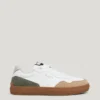 Sneakers in pelle con dettagli in pelle scamosciata Sneakers in pelle con dettagli in pelle scamosciata