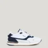 Sneakers in pelle con dettagli in pelle scamosciata Sneakers in pelle con dettagli in pelle scamosciata