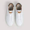 Sneakers in pelle con dettagli in pelle scamosciata Sneakers in pelle con dettagli in pelle scamosciata
