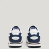 Sneakers in pelle con dettagli in pelle scamosciata Sneakers in pelle con dettagli in pelle scamosciata