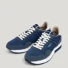 Sneakers in pelle con dettagli in pelle scamosciata Sneakers in pelle con dettagli in pelle scamosciata