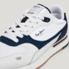 Sneakers in pelle con dettagli in pelle scamosciata Sneakers in pelle con dettagli in pelle scamosciata