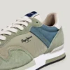 Sneakers in pelle con dettagli in pelle scamosciata Sneakers in pelle con dettagli in pelle scamosciata