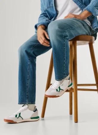 Sneakers retrò con dettagli in pelle scamosciata – Marvin