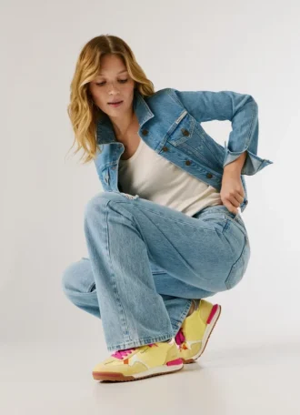 Sneakers retrò con dettagli in pelle scamosciata – Marvin