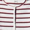 T-shirt a righe a costine T-shirt a righe a costine