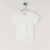 T-shirt a righe con bottoni T-shirt a righe con bottoni