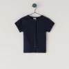 T-shirt a righe con bottoni T-shirt a righe con bottoni