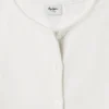 T-shirt a righe con bottoni T-shirt a righe con bottoni