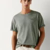 T-shirt a righe dal taglio regolare T-shirt a righe dal taglio regolare