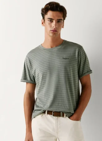 T-shirt a righe dal taglio regolare