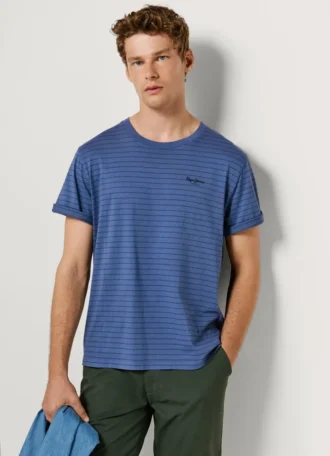 T-shirt a righe dal taglio regolare