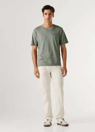 T-shirt a righe dal taglio regolare