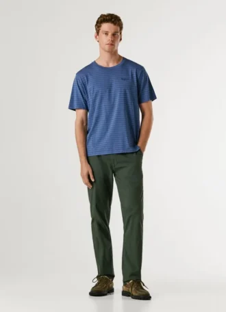 T-shirt a righe dal taglio regolare