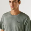 T-shirt a righe dal taglio regolare T-shirt a righe dal taglio regolare
