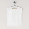 T-shirt con dettagli a frange T-shirt con dettagli a frange